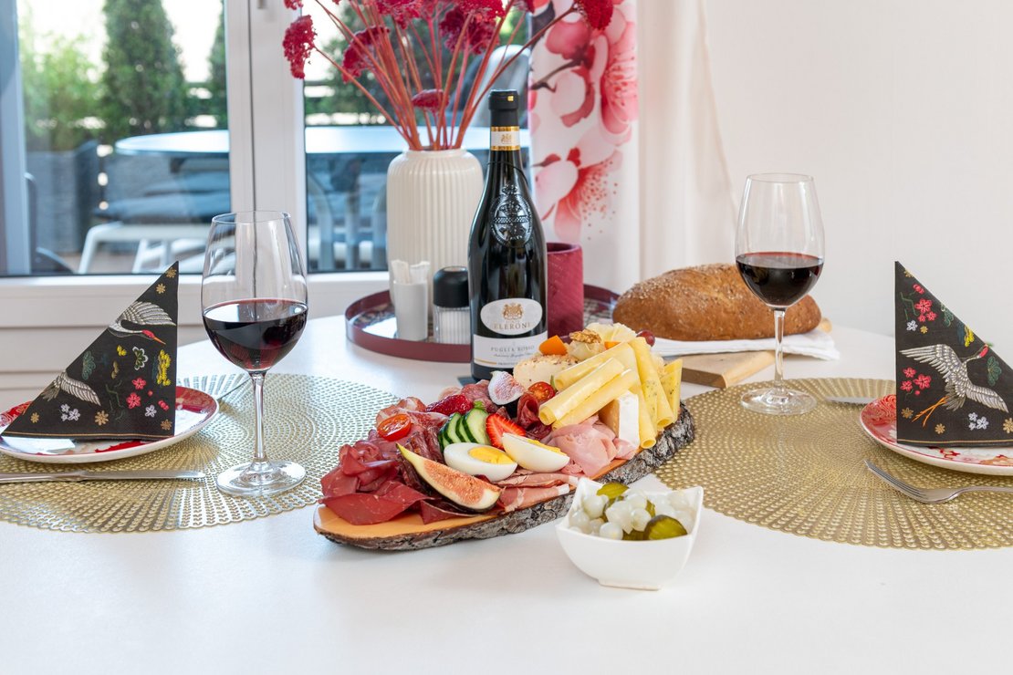Käse-/Fleischplatte